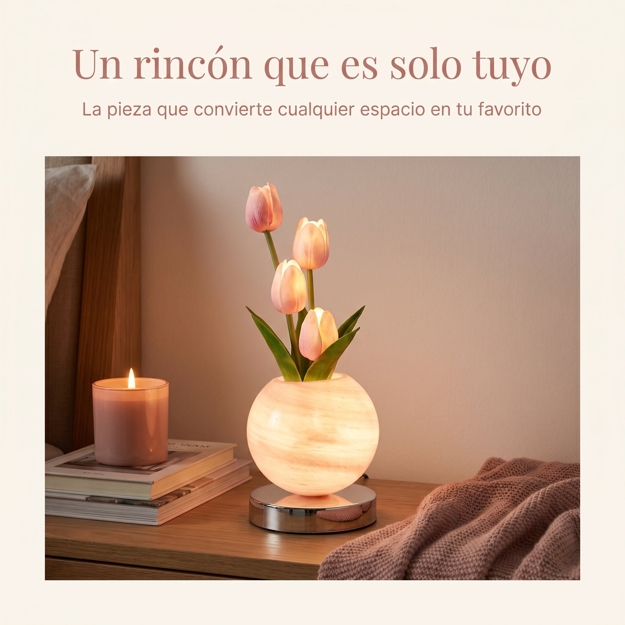 Lámpara Tulipán LED