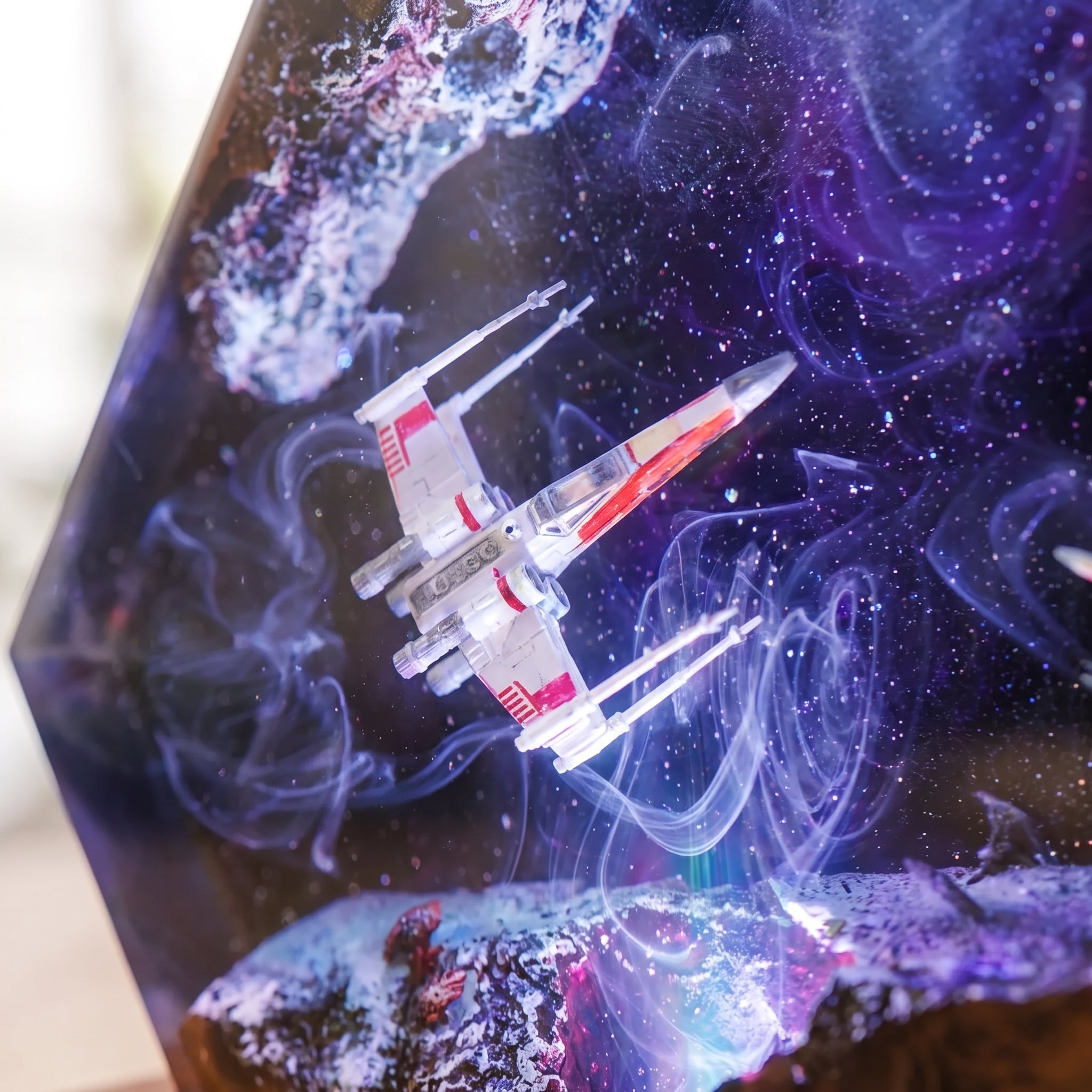 Caza Estelar X-Wing · Lámpara de Resina
